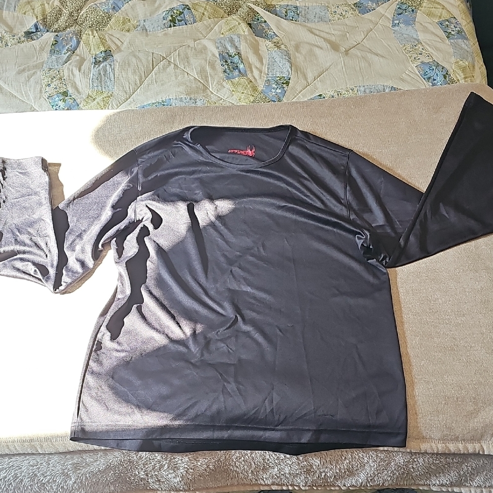 Spyder Charcoal Long Sleeve Tee